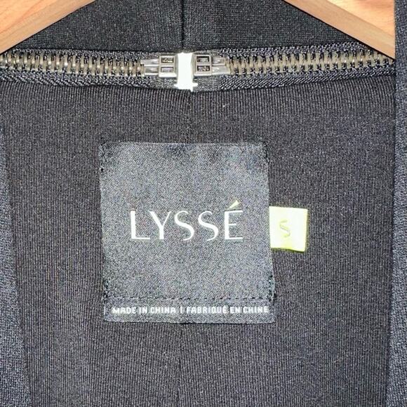 Lysse Open Front Zipper Detail Cropped Jacket Size Small - Picture 3 of 9